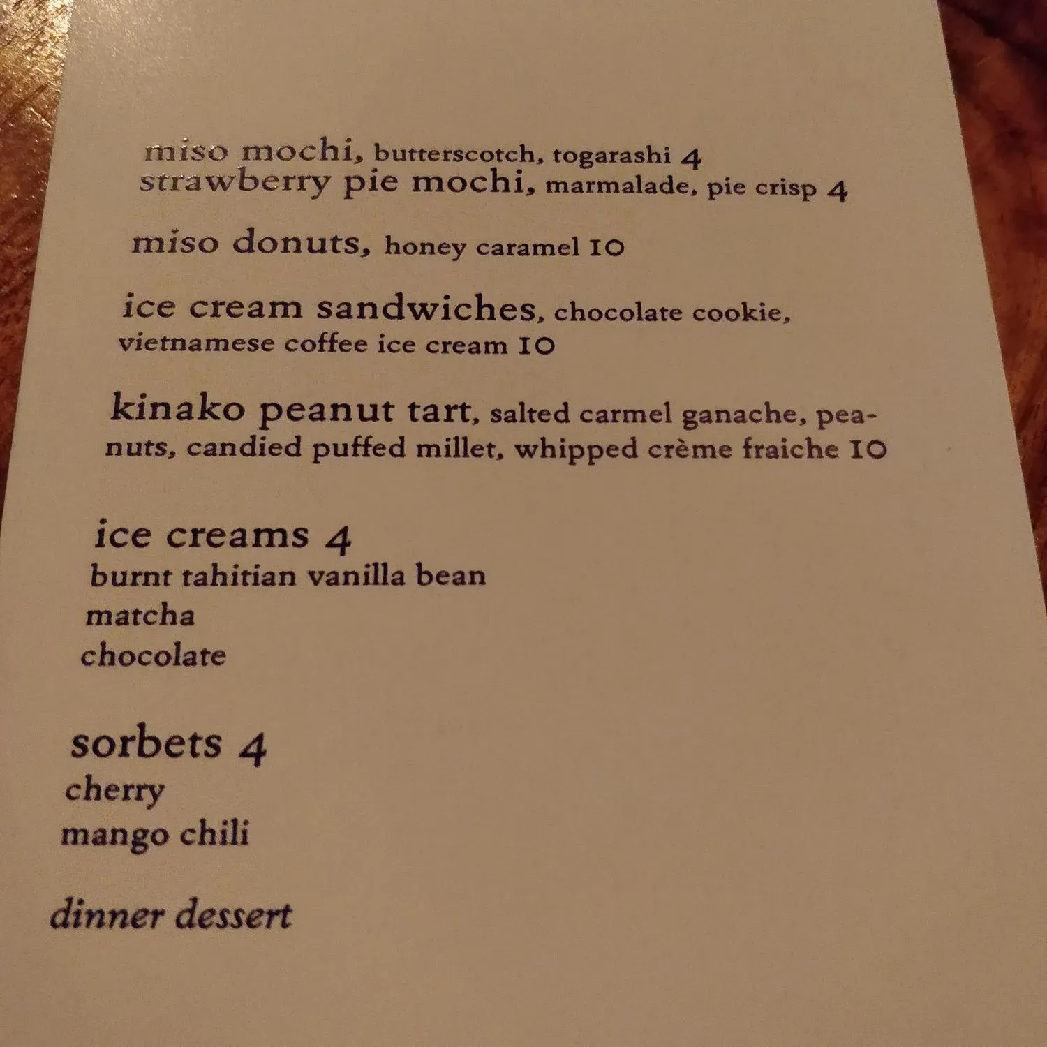 Menu 3