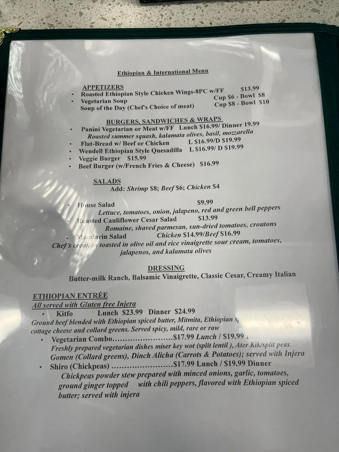 Menu 2