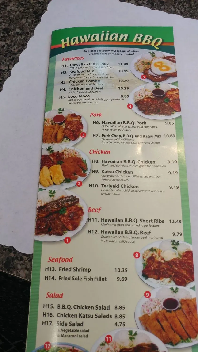 Menu 6