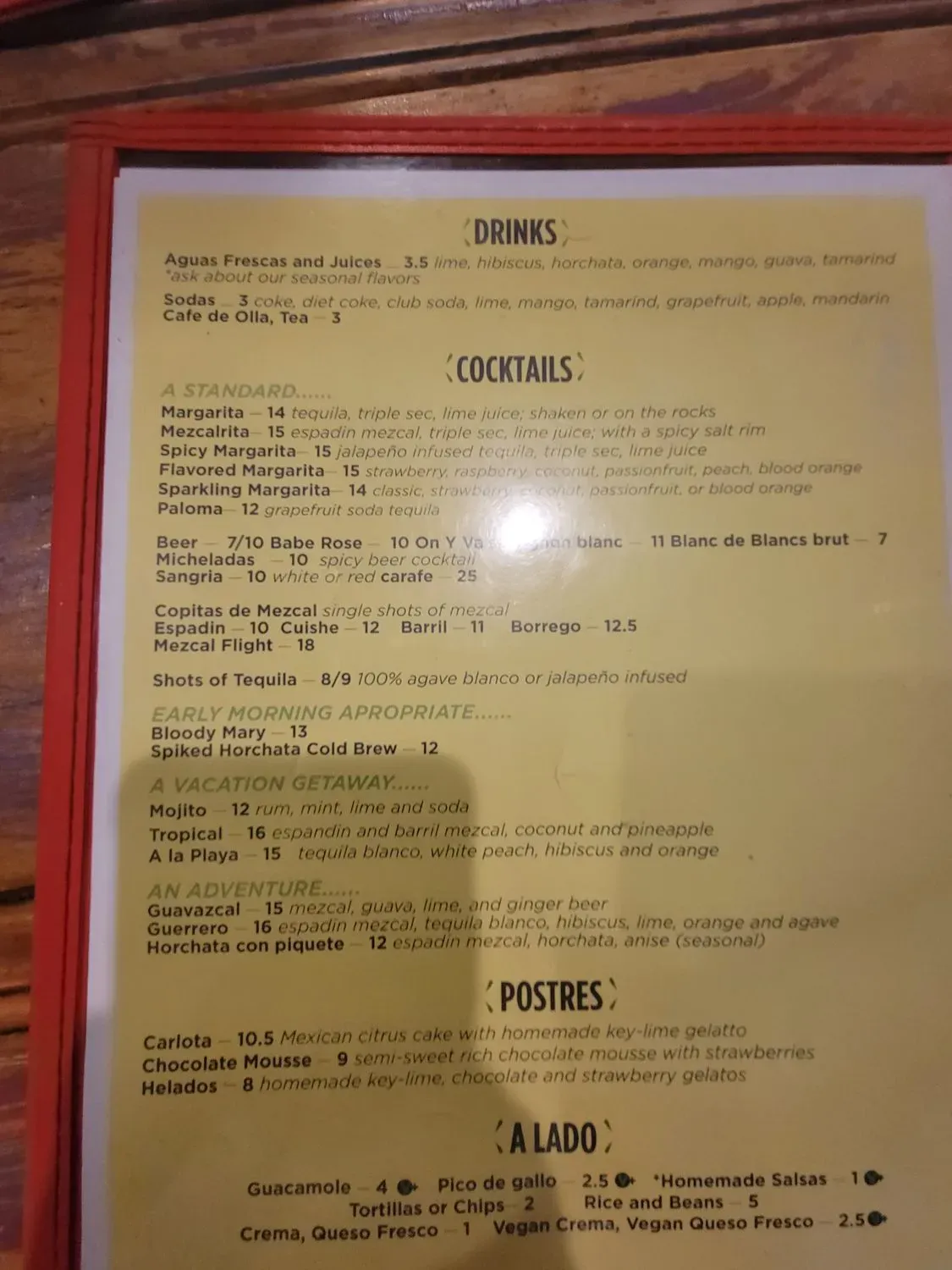 Menu 2