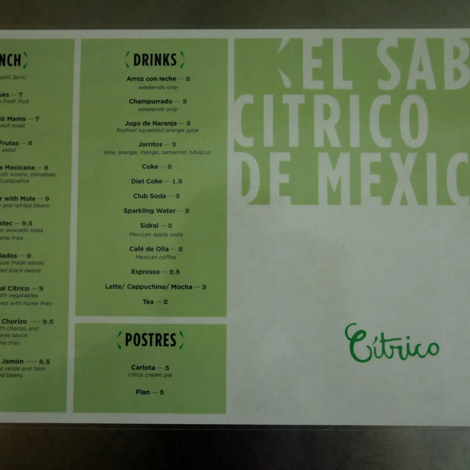 Menu 3