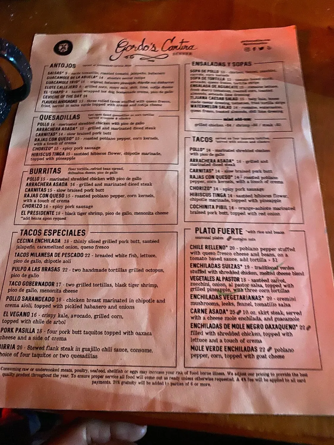 Menu 4