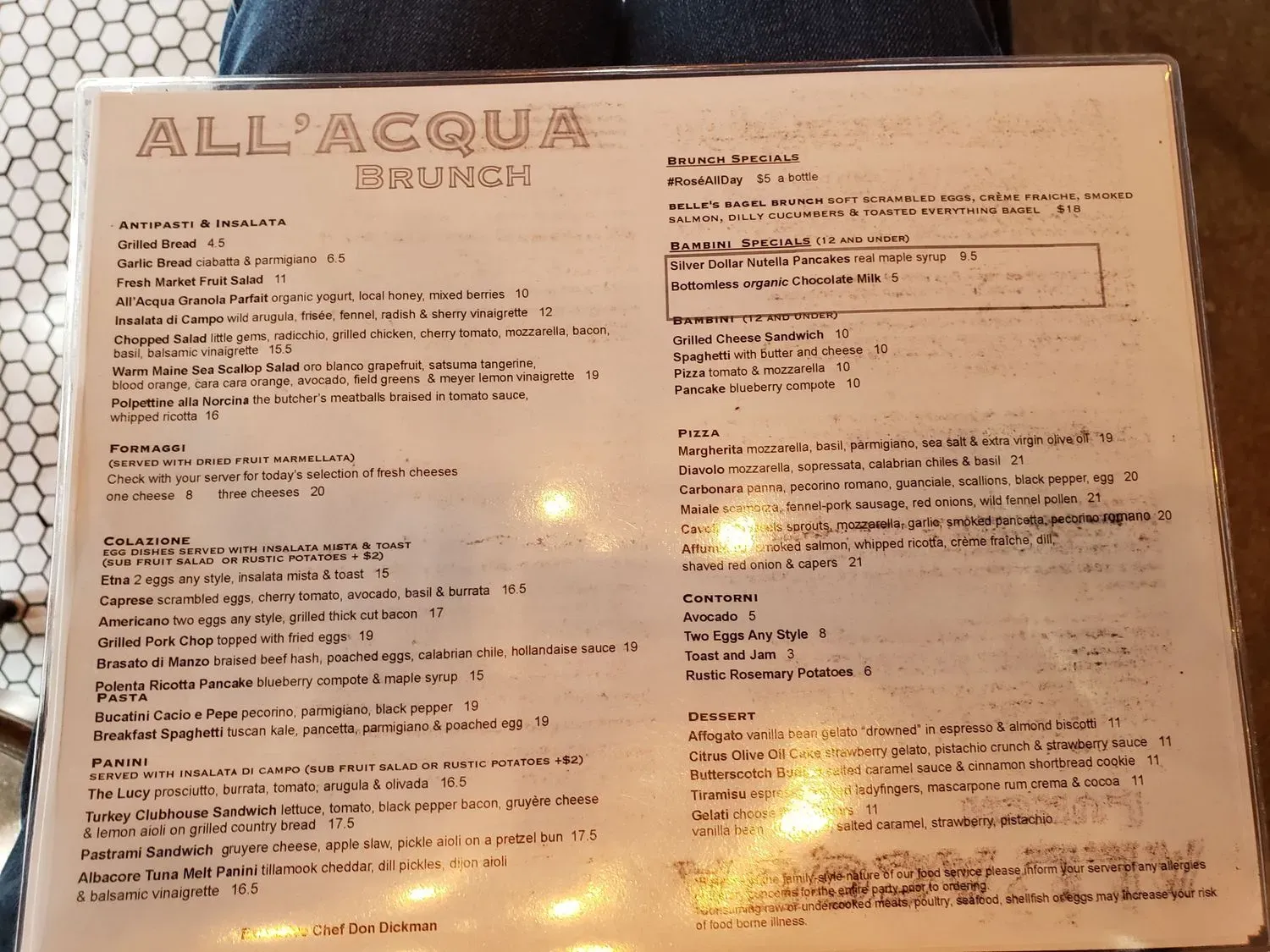 Menu 4