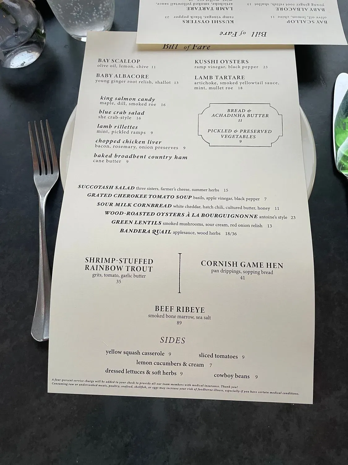 Menu 6