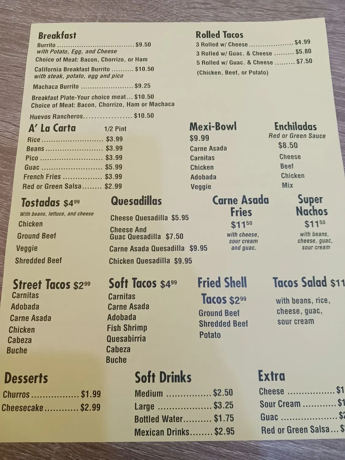 Menu 4