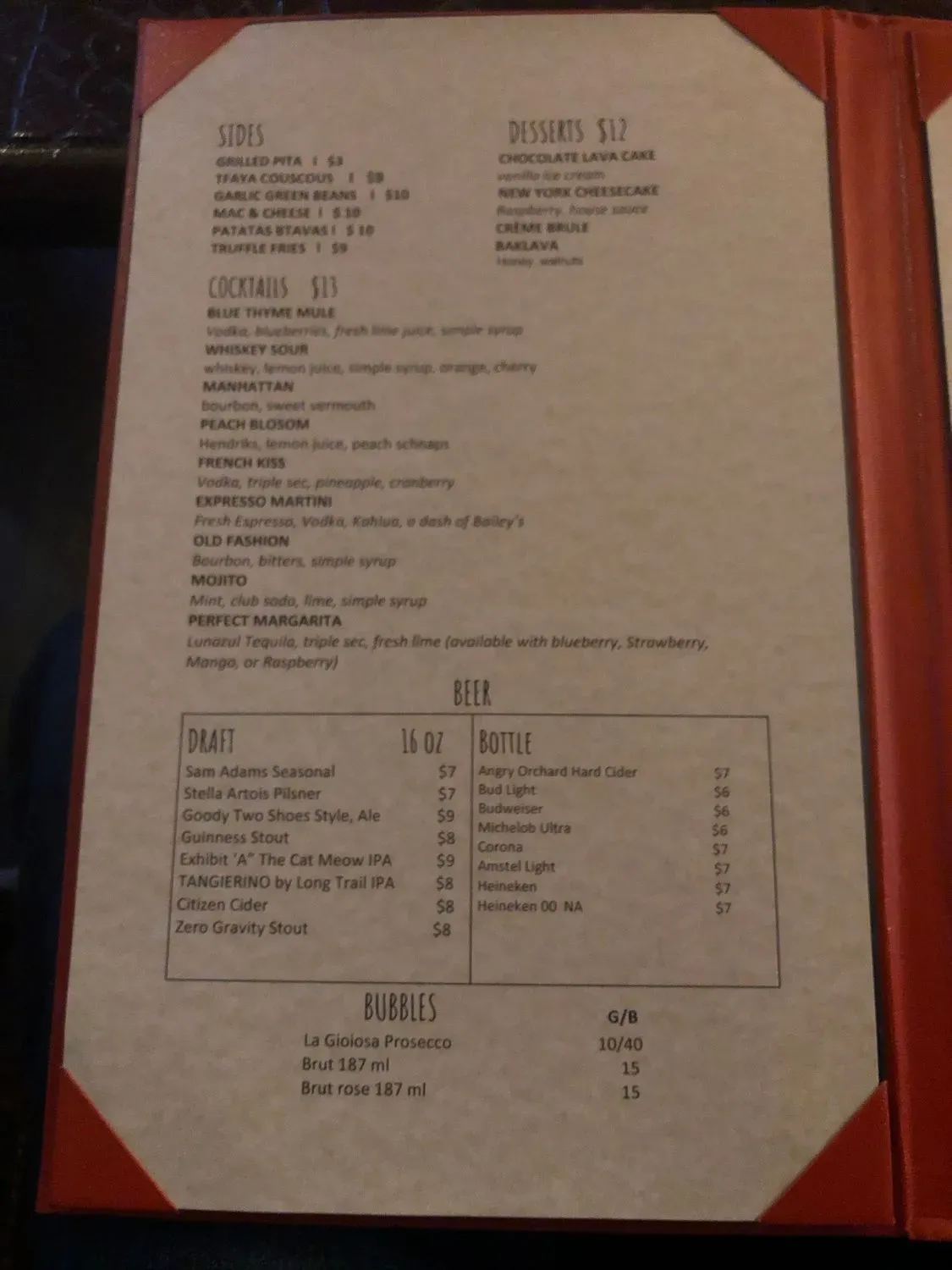 Menu 5