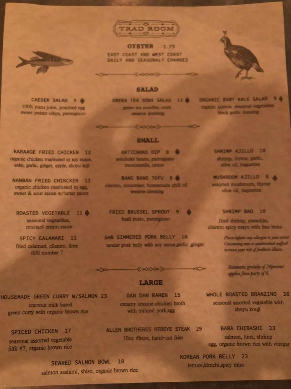 Menu 6