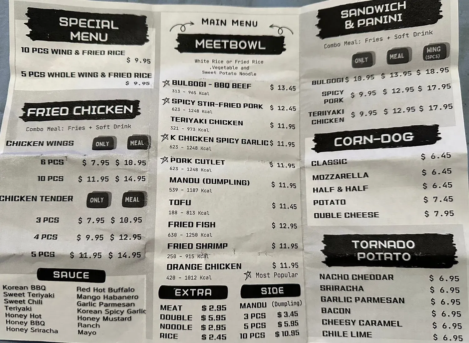 Menu 5