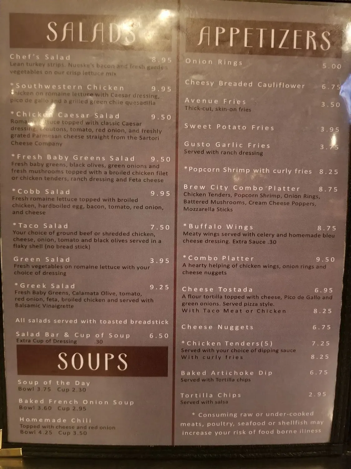 Menu 4