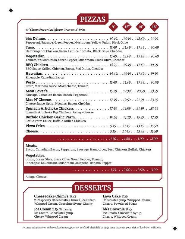 Menu 2