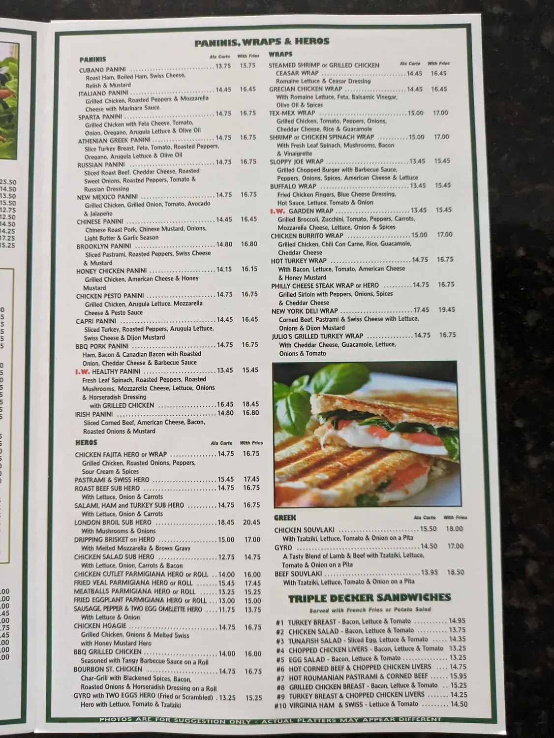 Menu 3