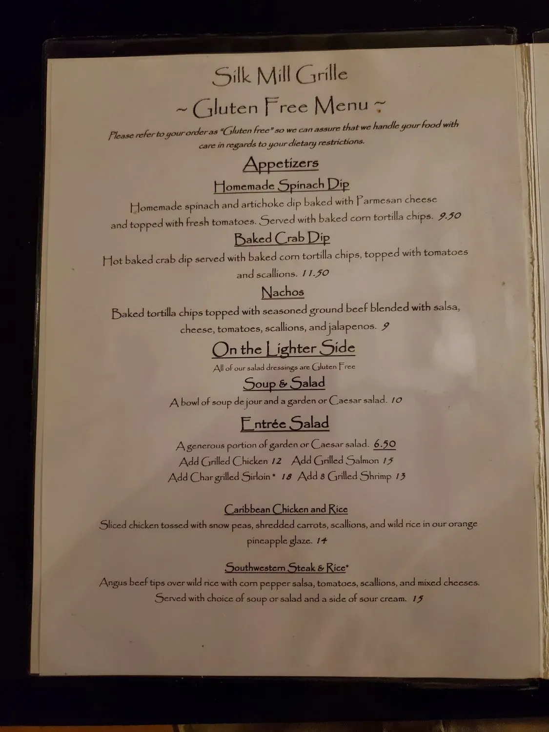 Menu 2