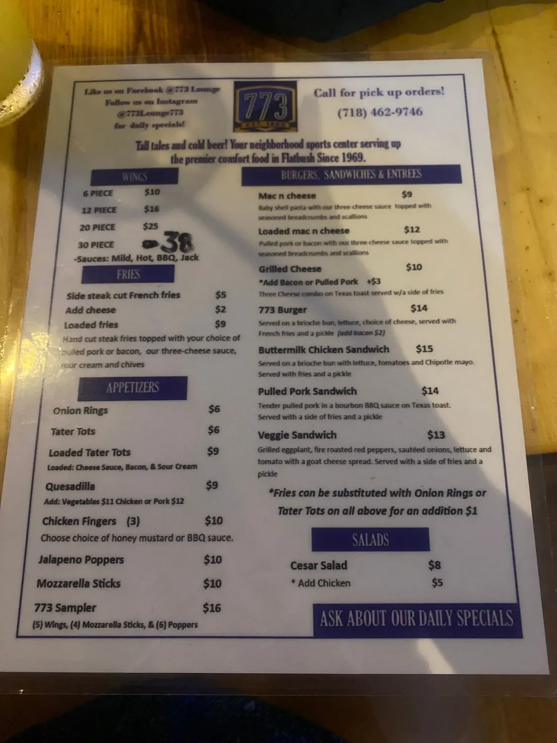 Menu 3