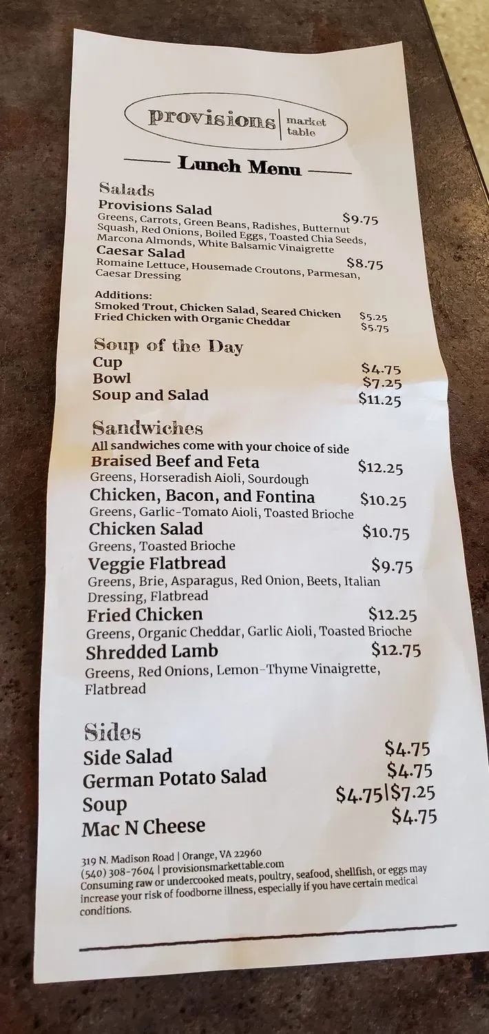 Menu 2