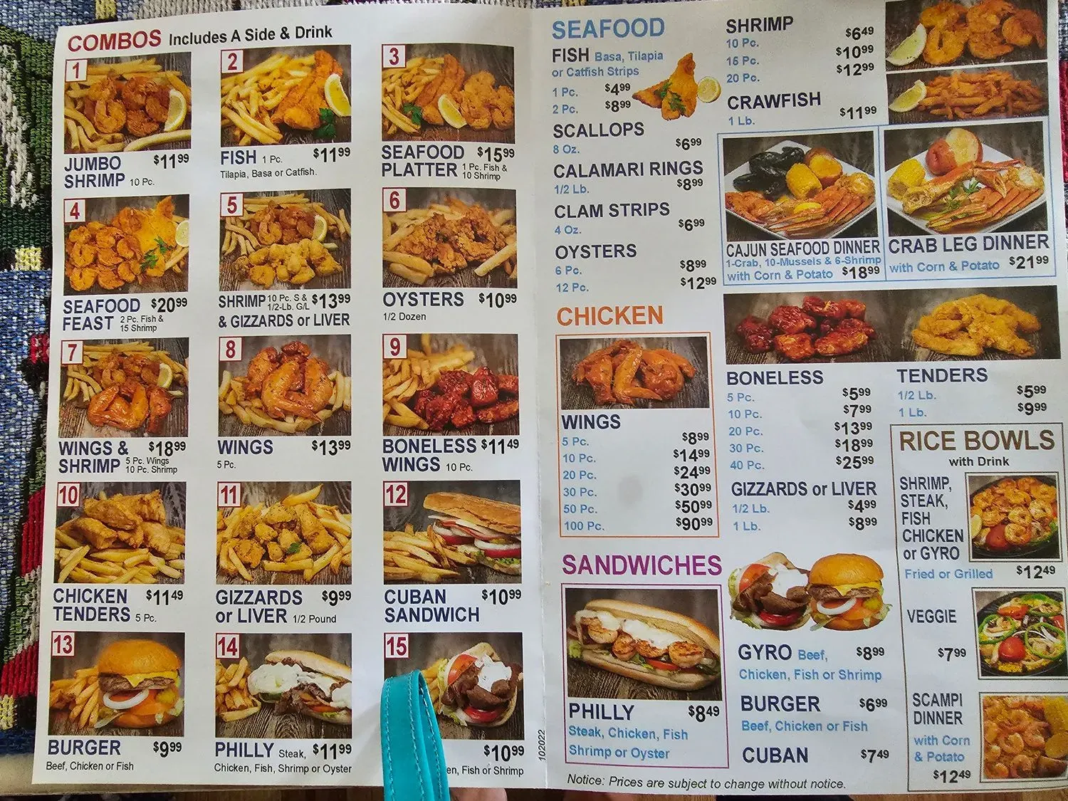 Menu 2