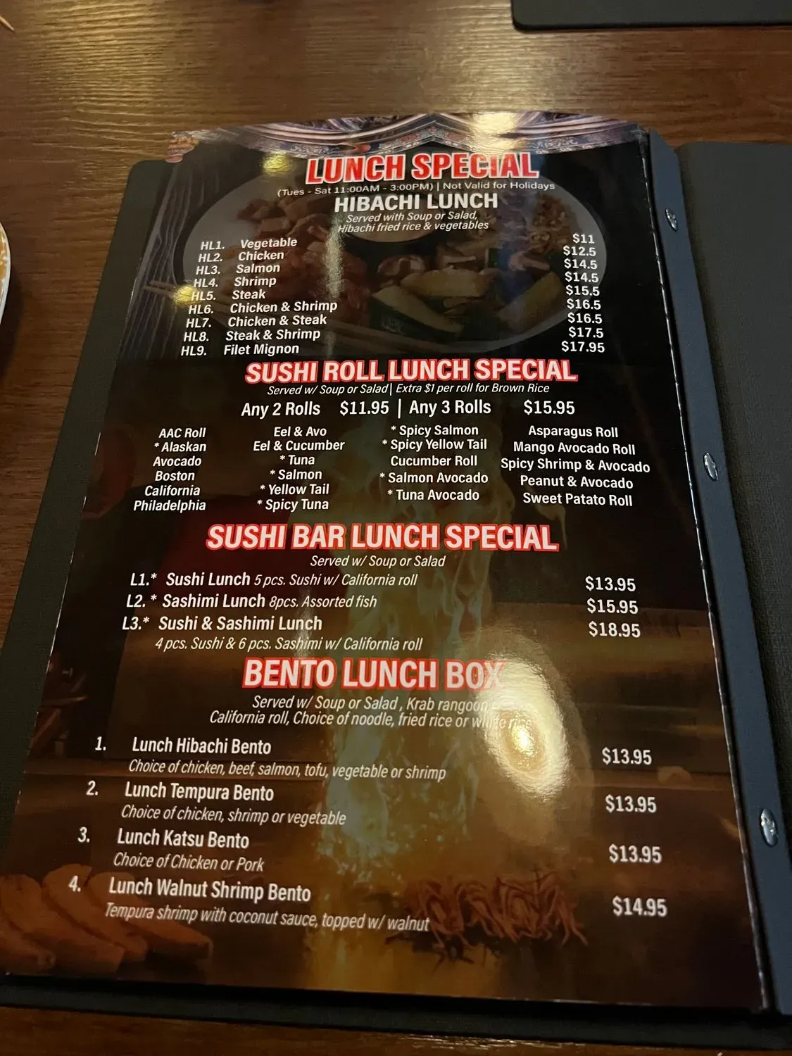 Menu 6