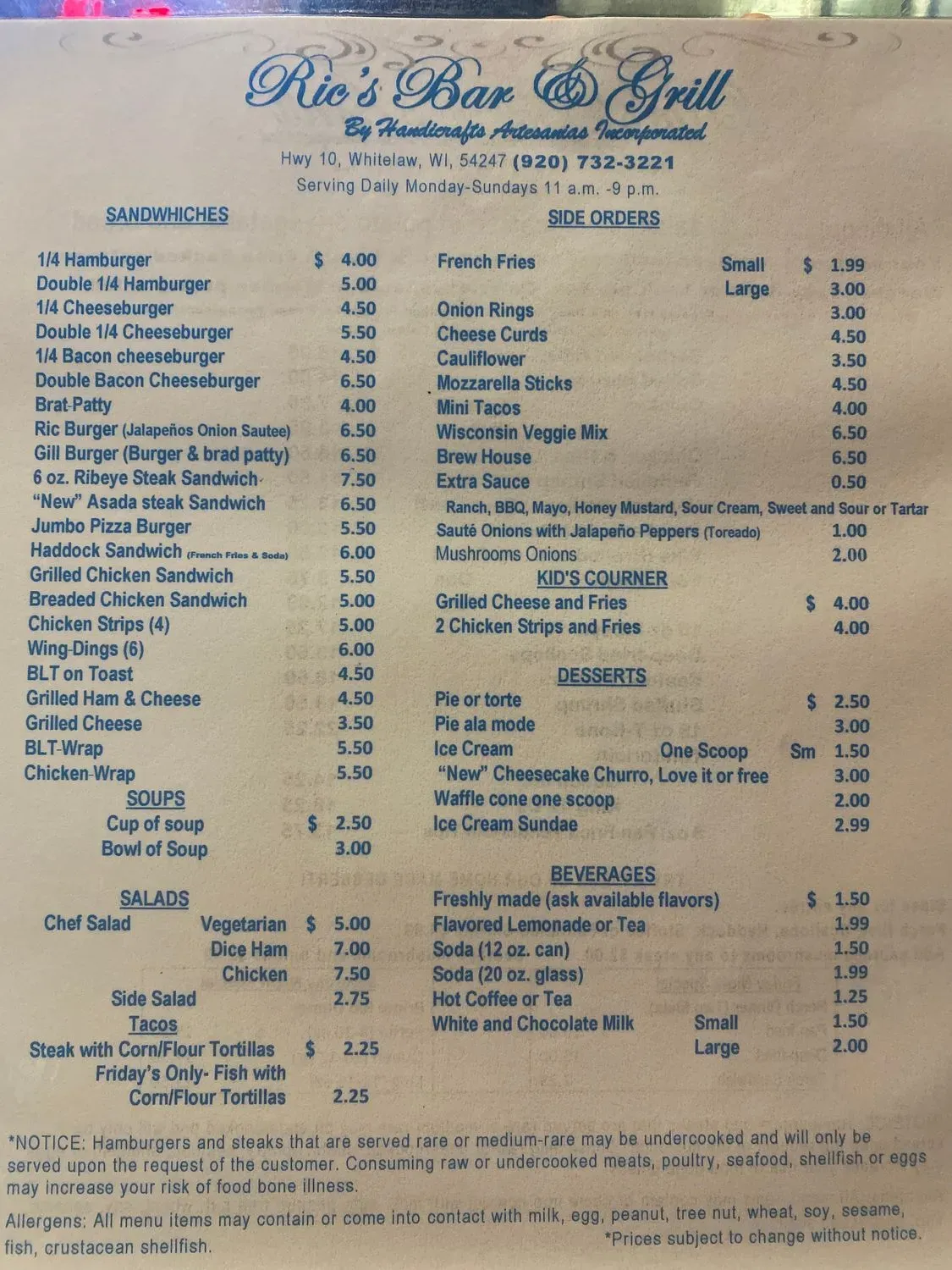 Menu 2