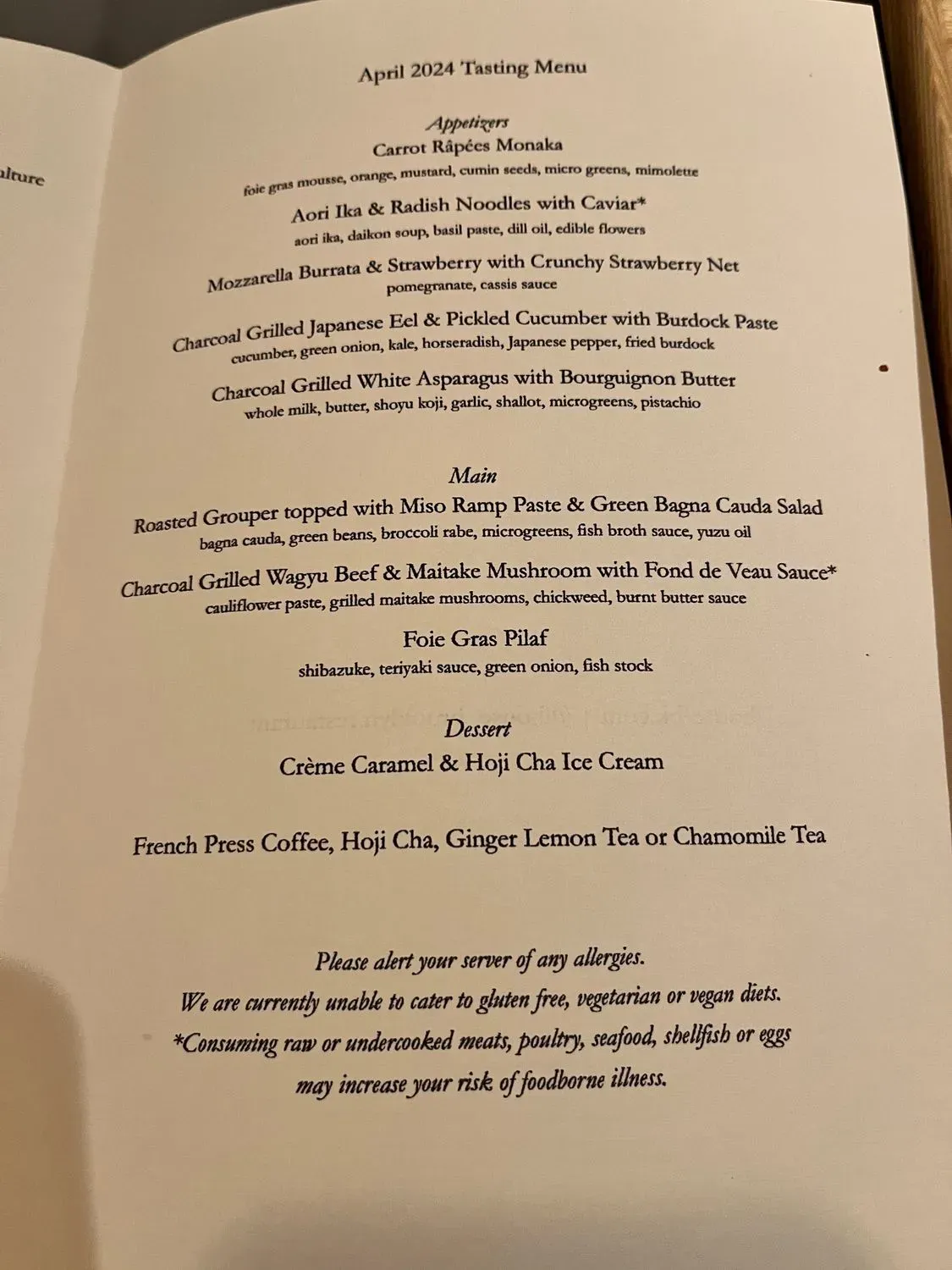 Menu 4