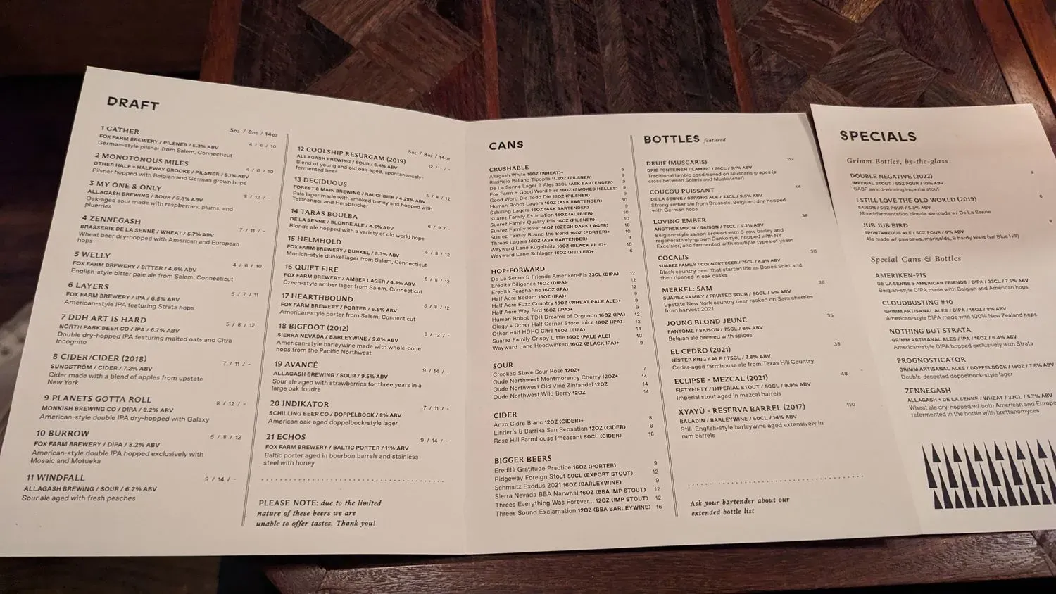 Menu 2