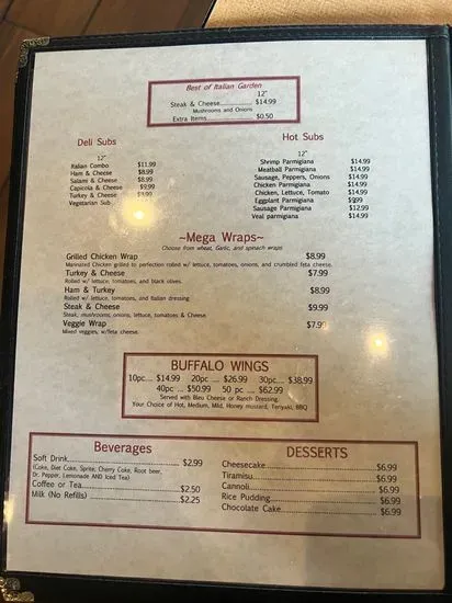 Menu 2