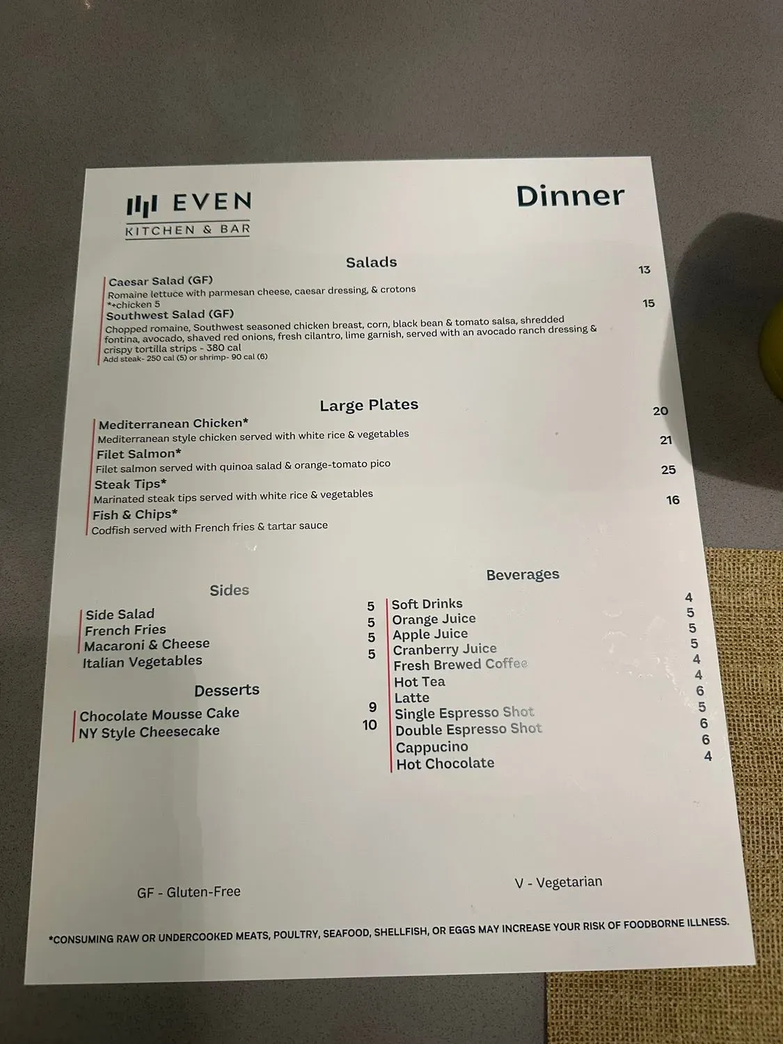 Menu 2