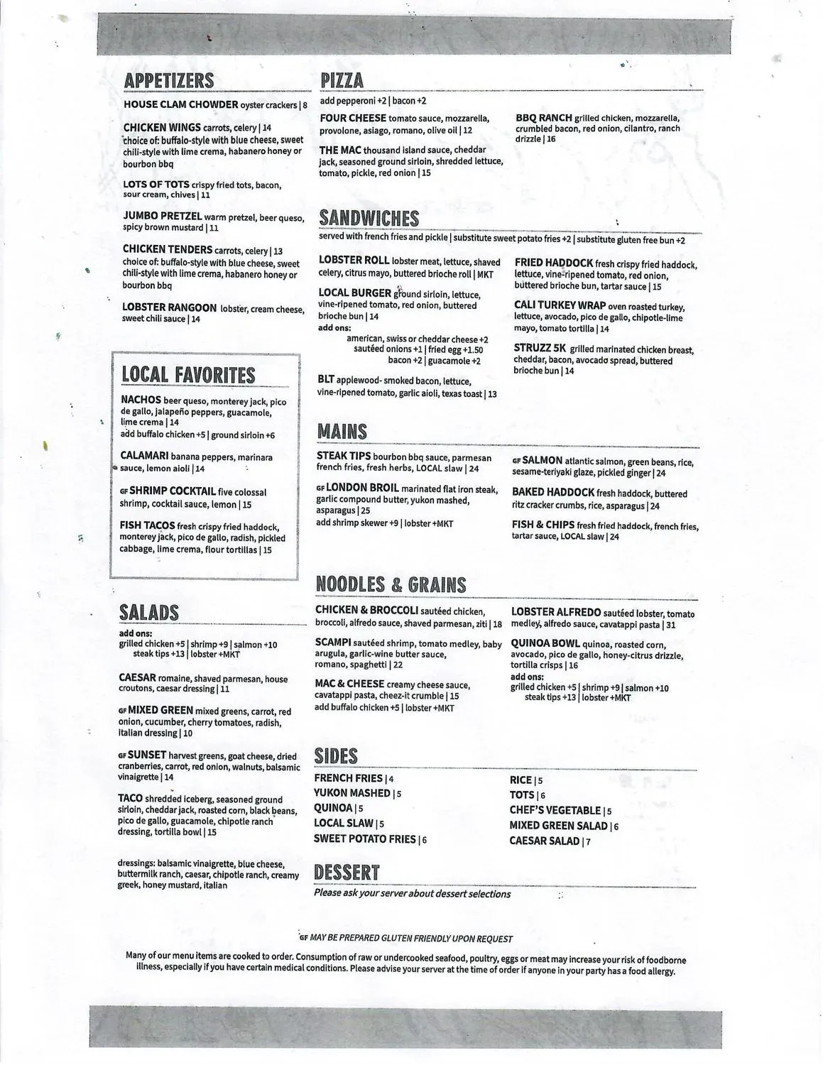 Menu 2