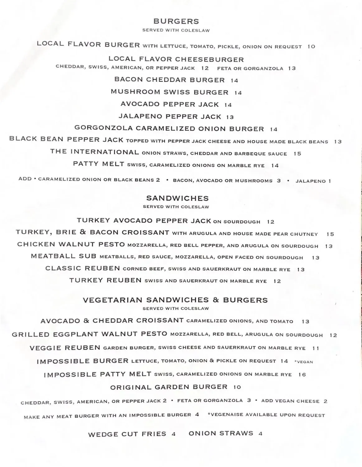 Menu 2