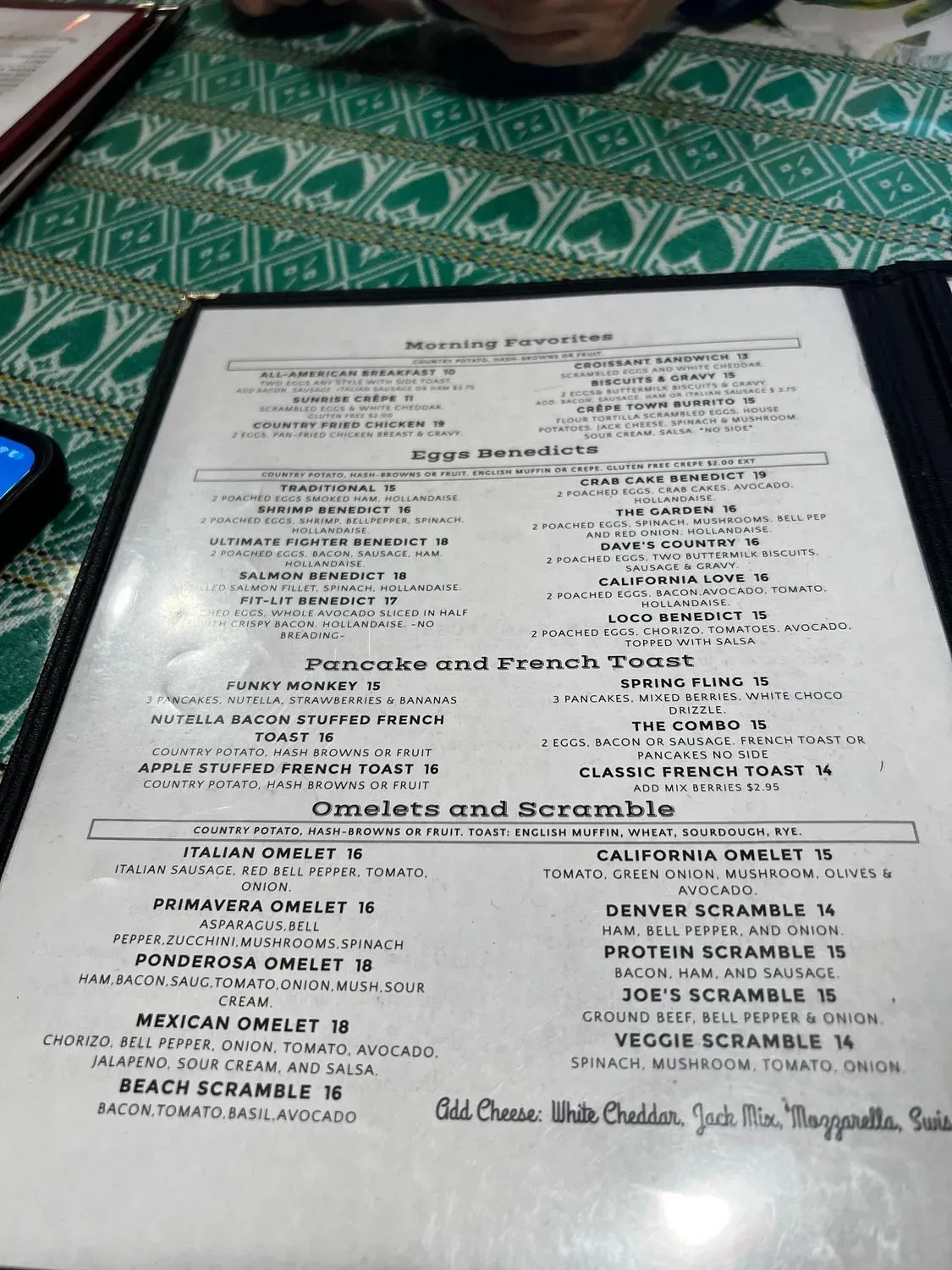 Menu 3