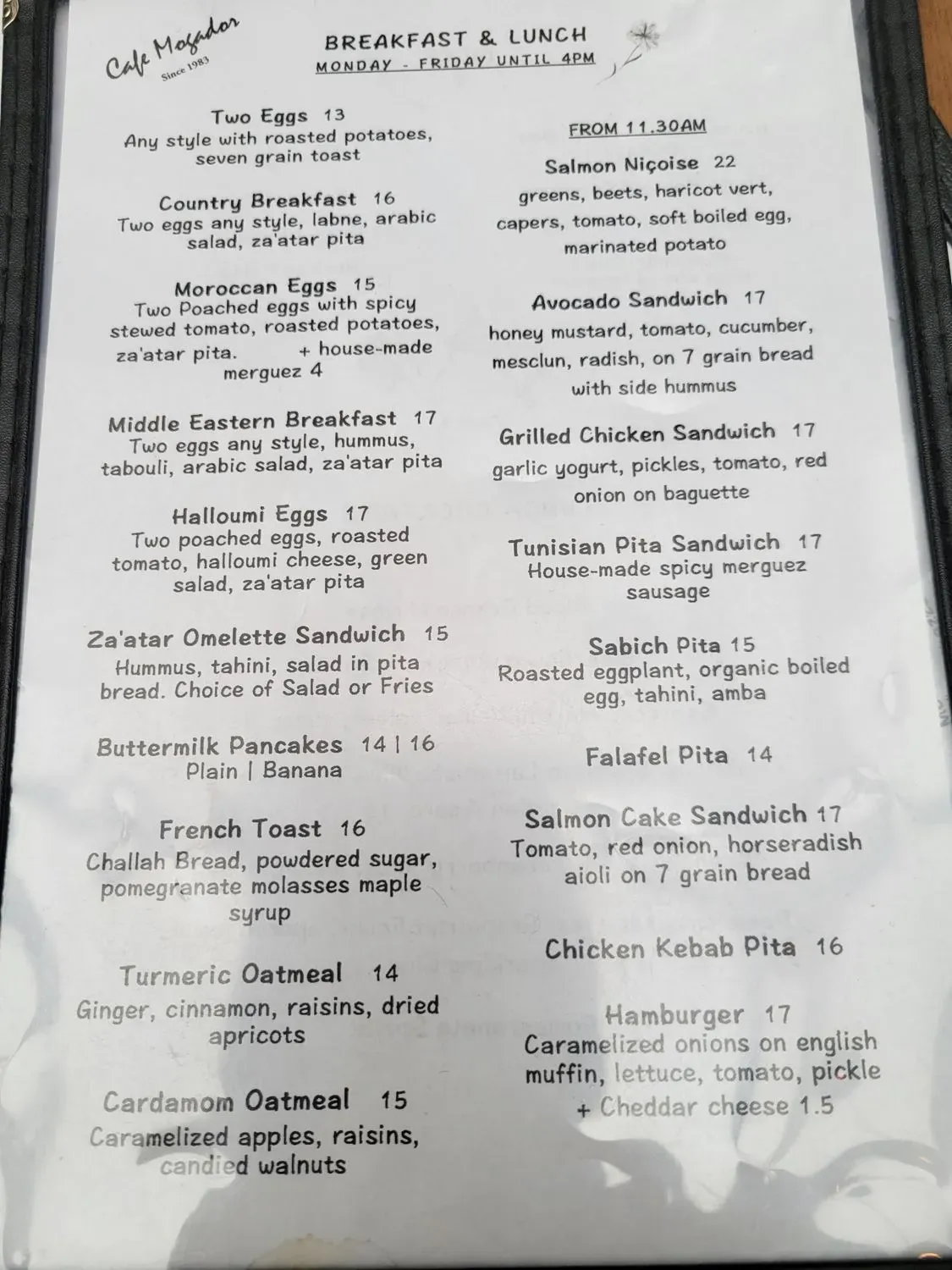 Menu 3