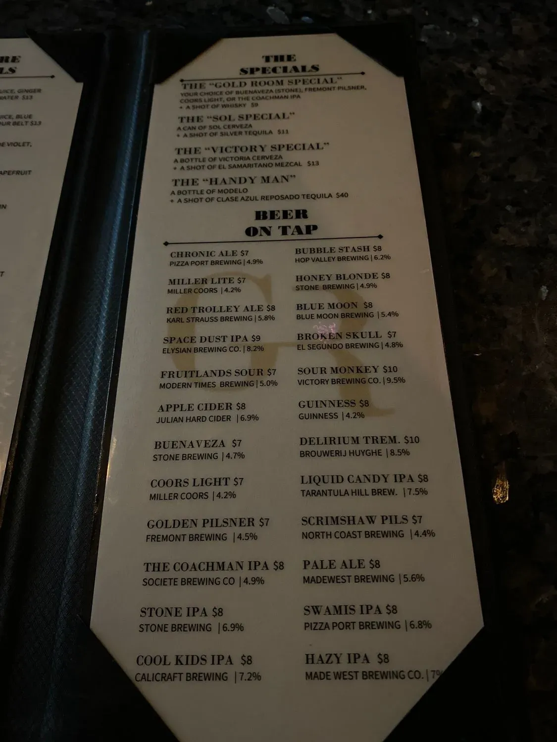 Menu 4