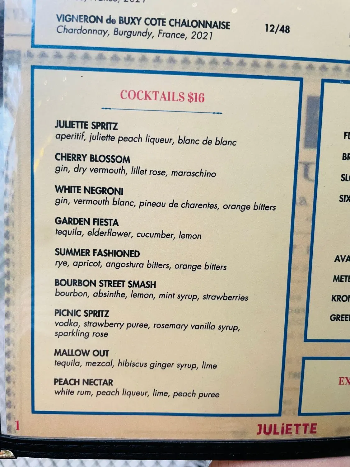 Menu 4