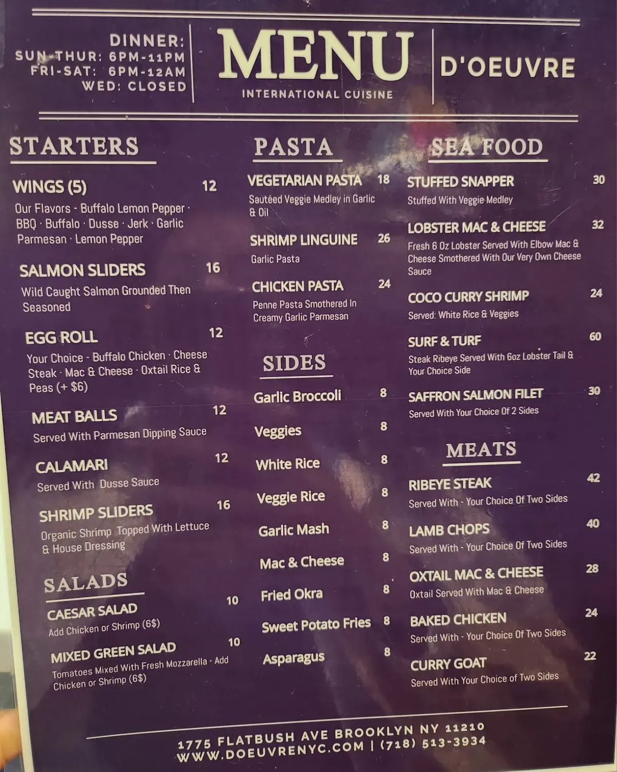 Menu 2