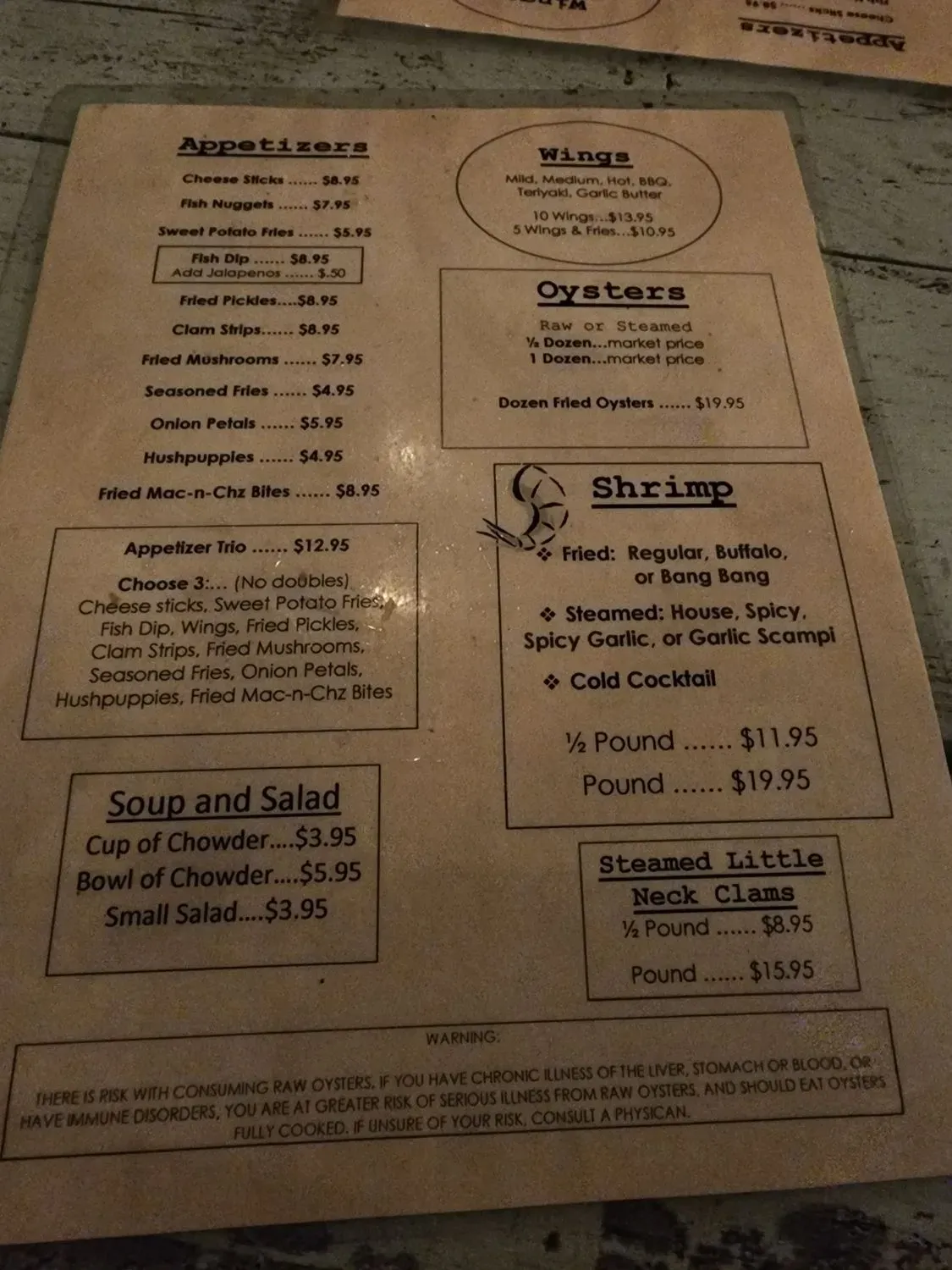 Menu 4