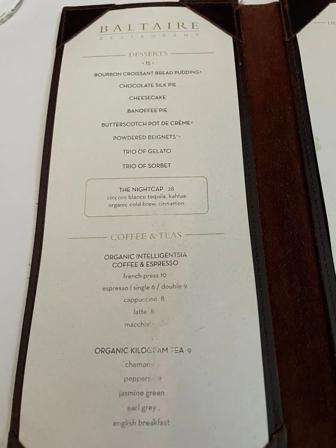 Menu 6