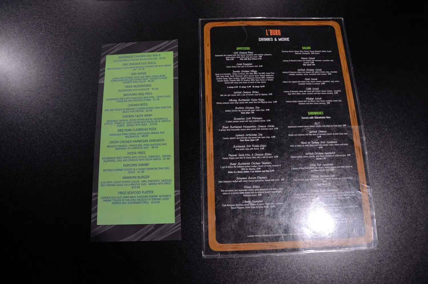 Menu 5