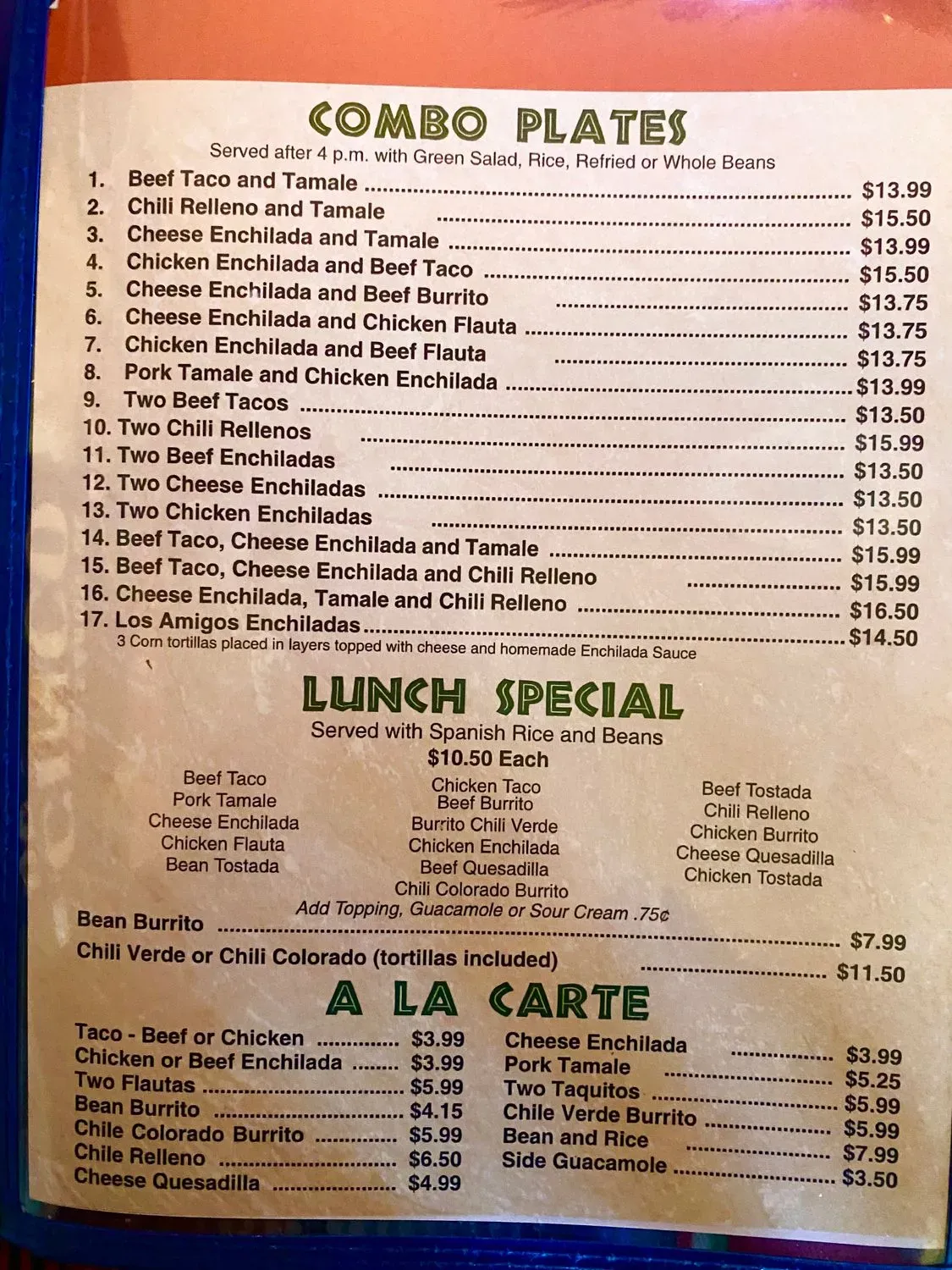 Menu 3