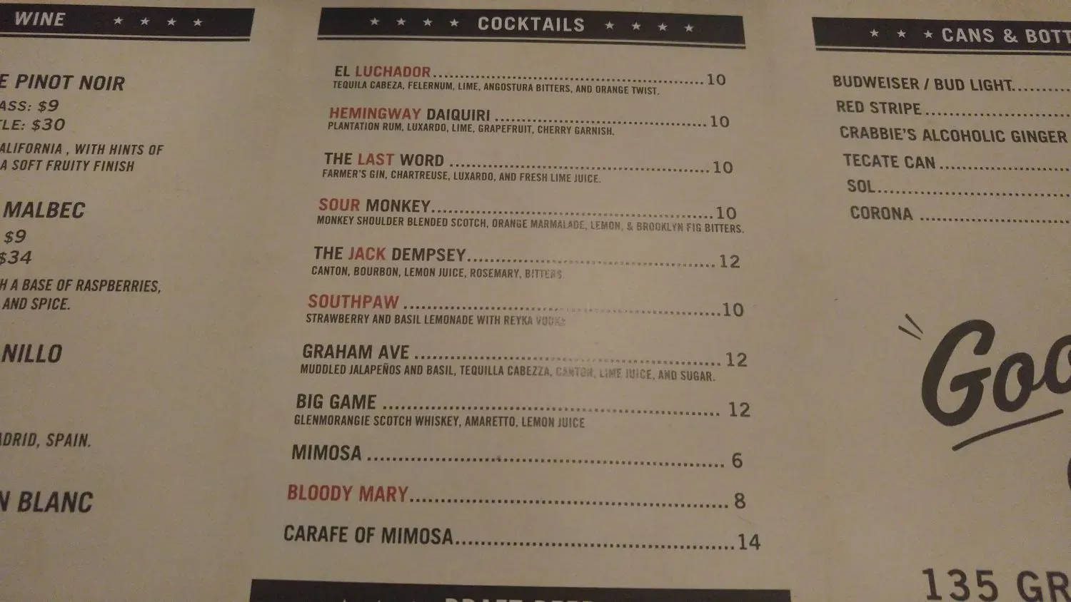 Menu 6