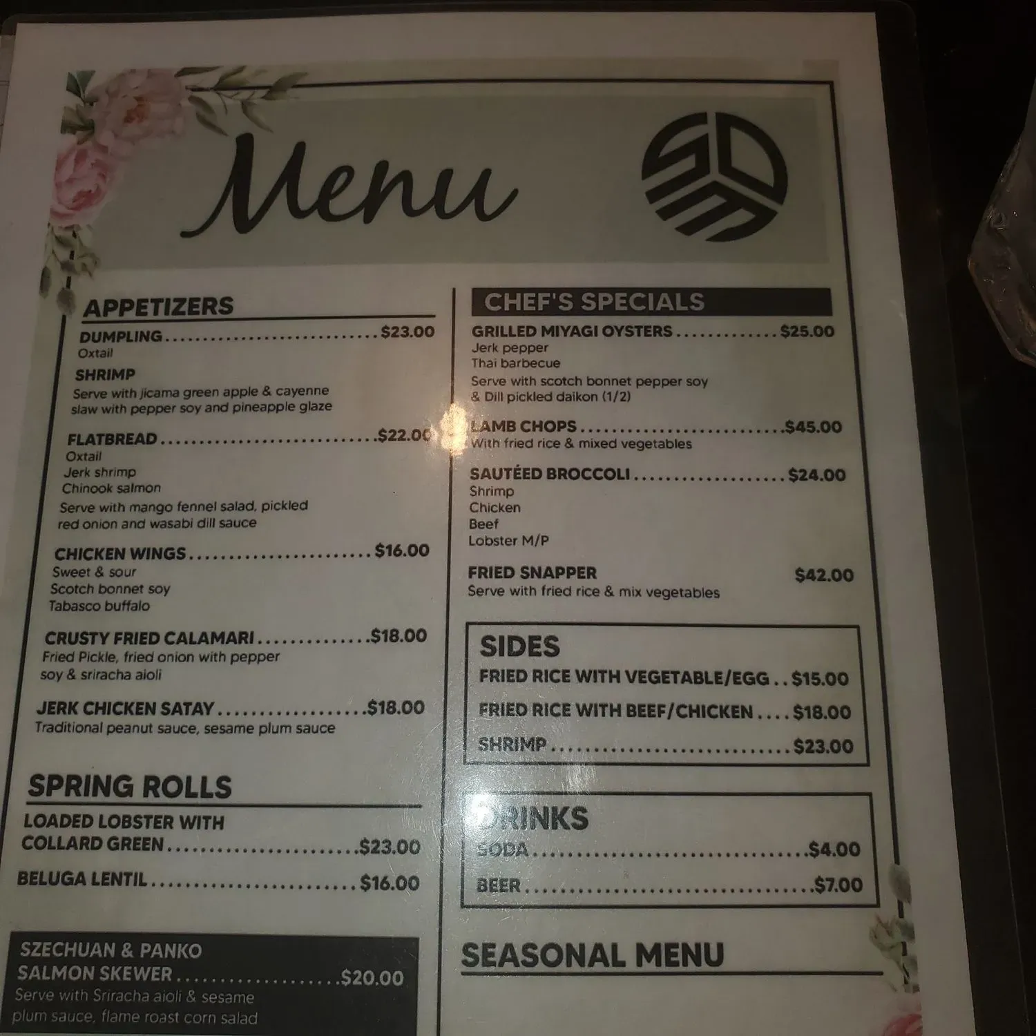 Menu 2