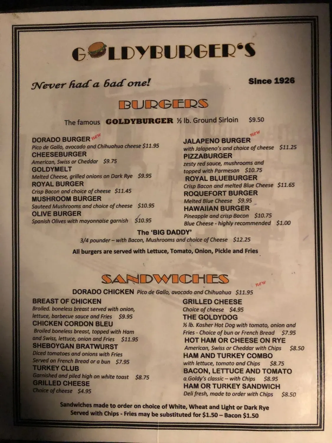 Menu 3