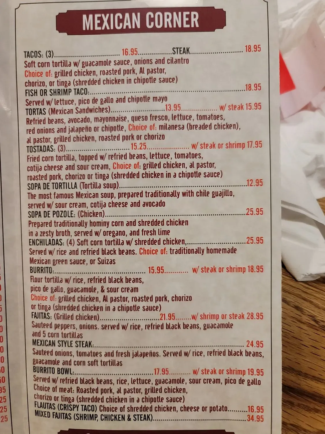 Menu 2