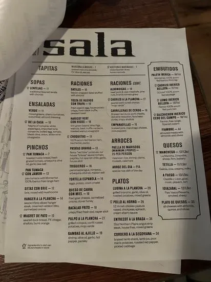 Menu 5