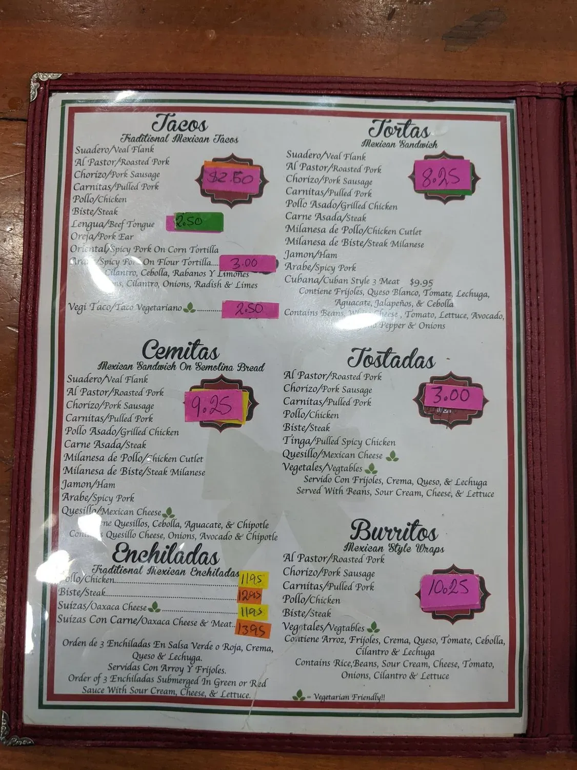 Menu 6