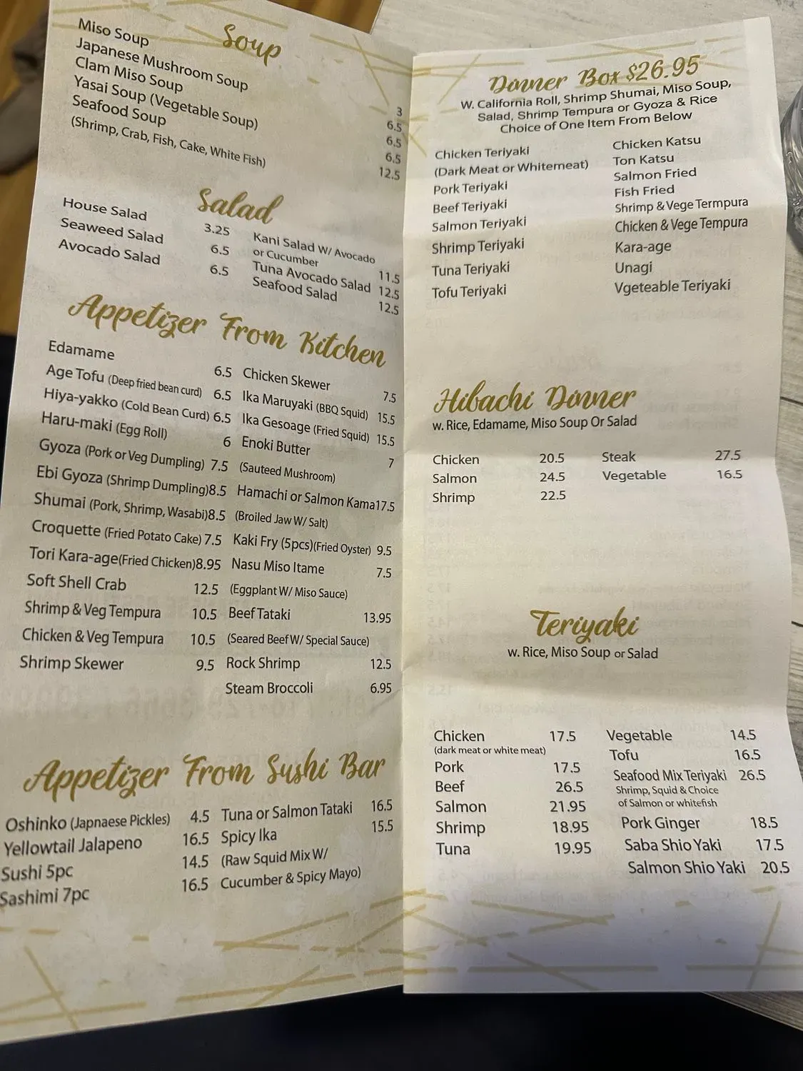 Menu 4