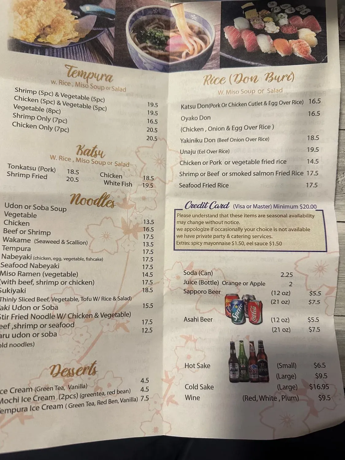 Menu 2