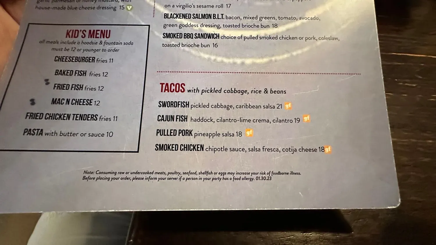 Menu 2