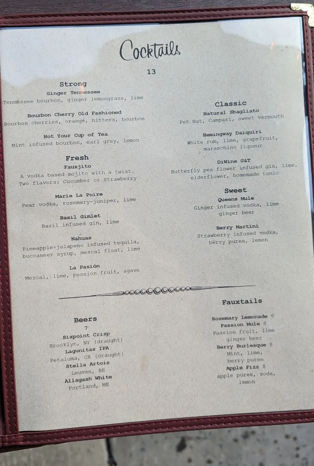 Menu 2