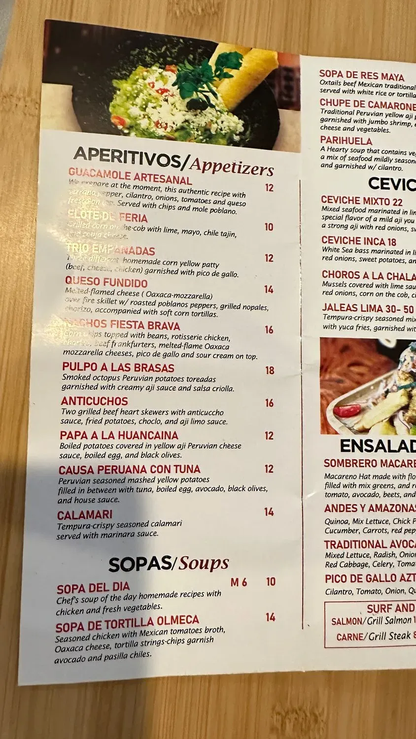 Menu 5