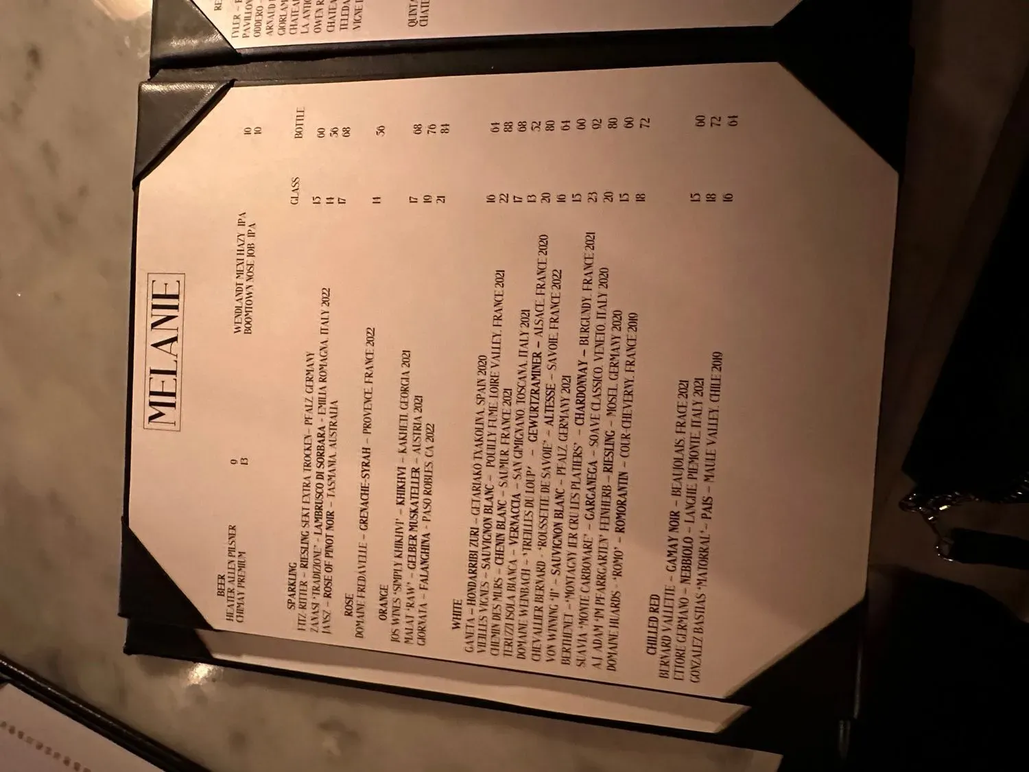 Menu 5