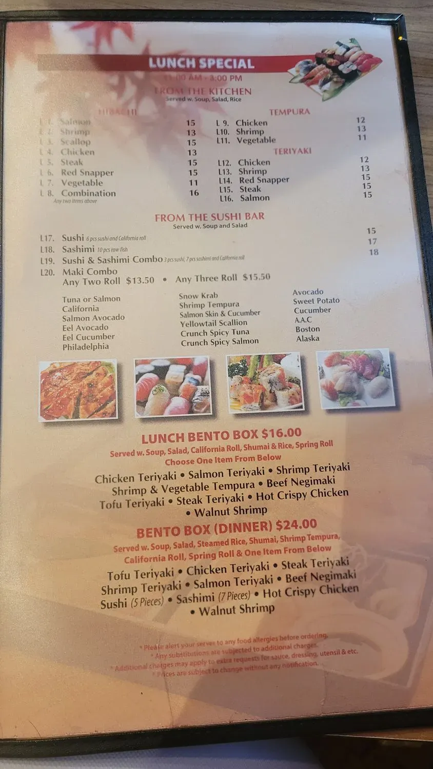 Menu 6