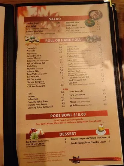 Menu 6